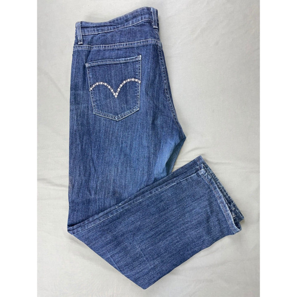 Levi's Mid-Rise Skinny 5-Pocket Stretch Denim Jeans. Women's Size 14? GUC!! - Picture 2 of 9